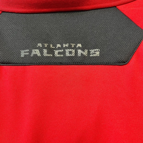 NFL Team Apparel Red and Black Polo Shirt Atlanta Falcons size Large mens - Picture 5 of 5